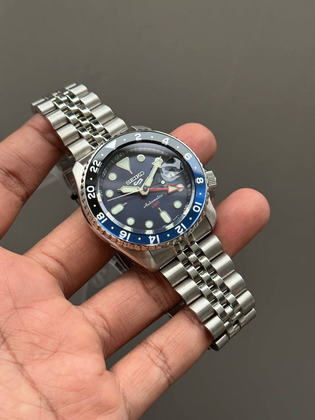 SEIKO GMT BLUE