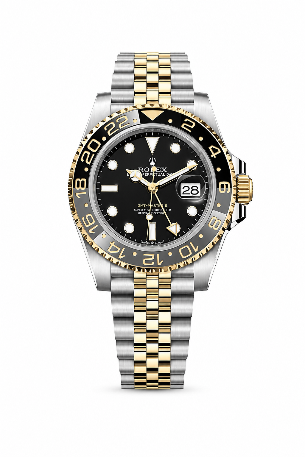 RO-LEXX GMT MASTER 2 DUAL TONE