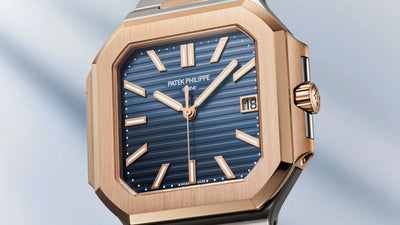 Patek Philippe Nautilus Rose Gold Blue Dial Luxury Men’s Watch