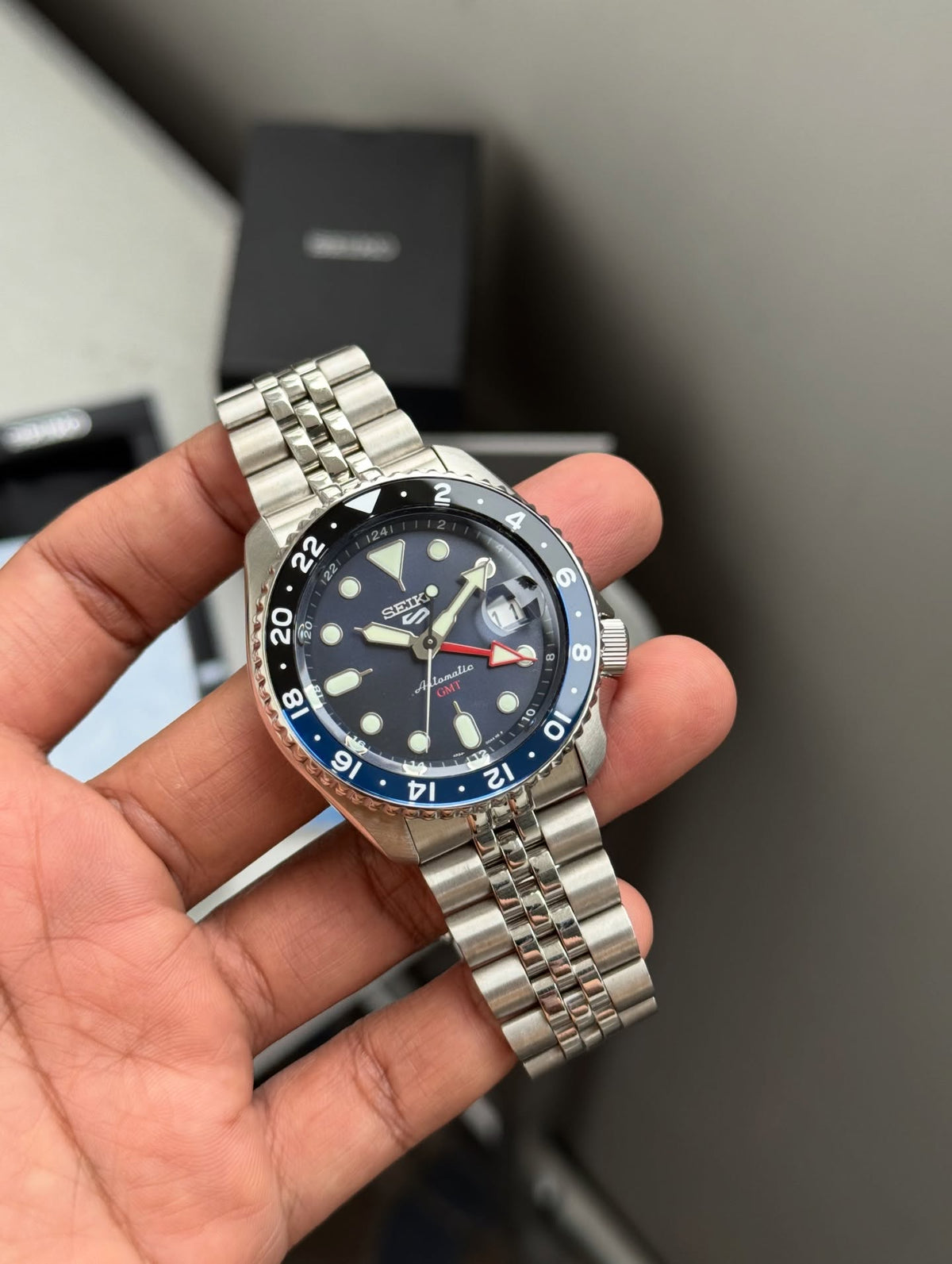 SEIKO GMT BLUE