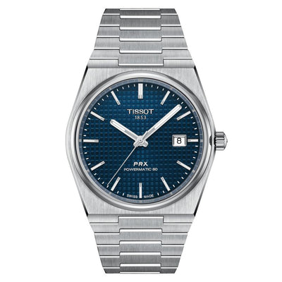 TISSOT PRX Men Automatic Blue Dial Analog Stainless Steel Watch