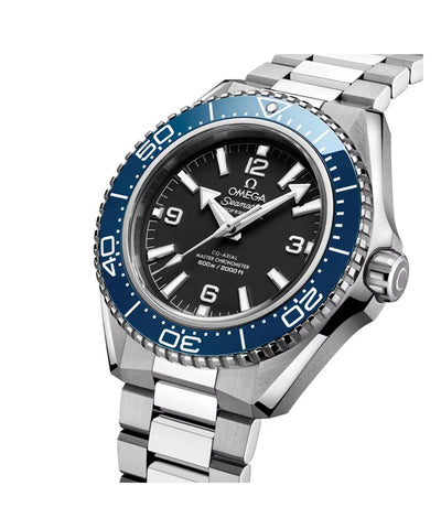 OMEGA Seamaster Planet Ocean 600M 42mm – Black Dial, Blue Ceramic Bezel & Stainless Steel Bracelet