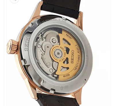 SEIKO PRESAGE AUTOMATIC BROWN DIAL ANALOG WATCH