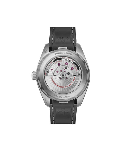 OMEGA Seamaster Aqua Terra 150M Worldtimer 43mm – Titanium, Grey Worldtimer Dial & Black Rubber Strap