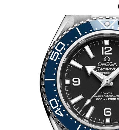 OMEGA Seamaster Planet Ocean 600M 42mm – Black Dial, Blue Ceramic Bezel & Stainless Steel Bracelet