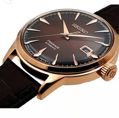 SEIKO PRESAGE AUTOMATIC BROWN DIAL ANALOG WATCH