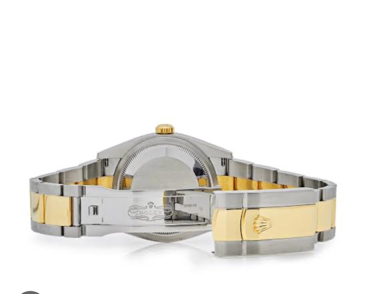 Ro-lexx Datejust 36 – Two-Tone Yellow Rolesor, Champagne Dial & Jubilee Bracelet