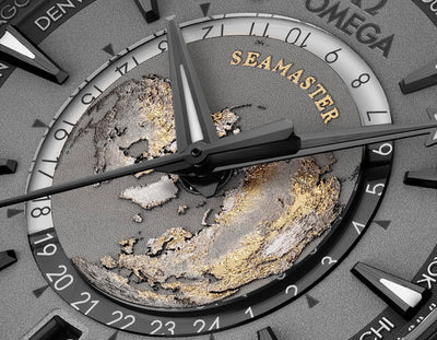 OMEGA Seamaster Aqua Terra 150M Worldtimer 43mm – Titanium, Grey Worldtimer Dial & Black Rubber Strap