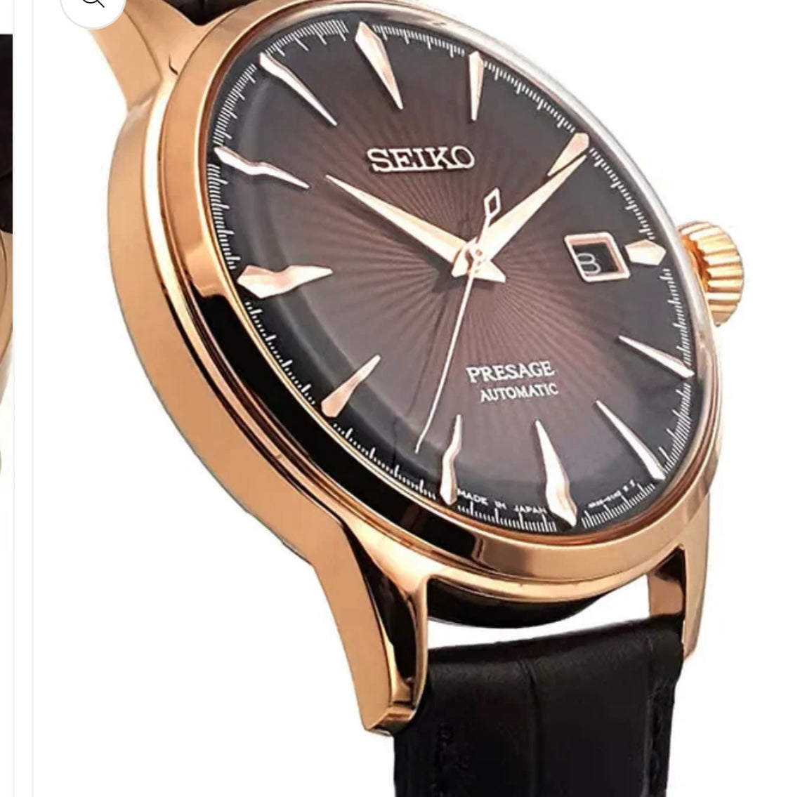 SEIKO PRESAGE AUTOMATIC BROWN DIAL ANALOG WATCH