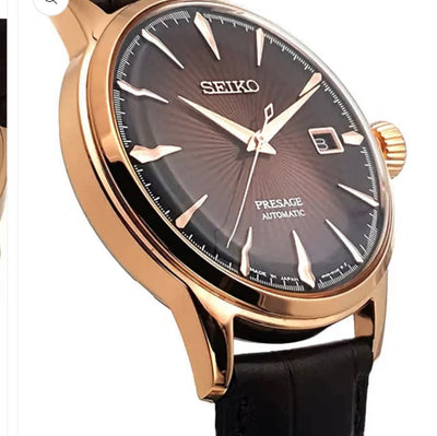 SEIKO PRESAGE AUTOMATIC BROWN DIAL ANALOG WATCH