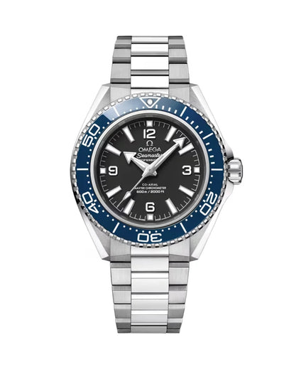 OMEGA Seamaster Planet Ocean 600M 42mm – Black Dial, Blue Ceramic Bezel & Stainless Steel Bracelet