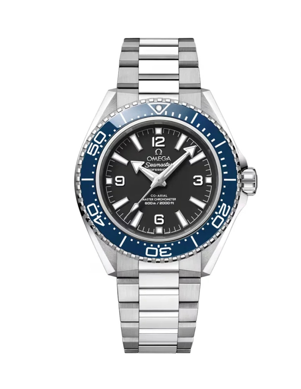 OMEGA Seamaster Planet Ocean 600M 42mm – Black Dial, Blue Ceramic Bezel & Stainless Steel Bracelet