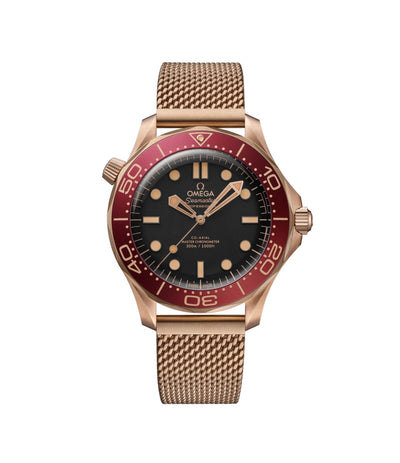 OMEGA SEAMASTER DIVER 300M- BRONZE GOLD AND BURGUNDY