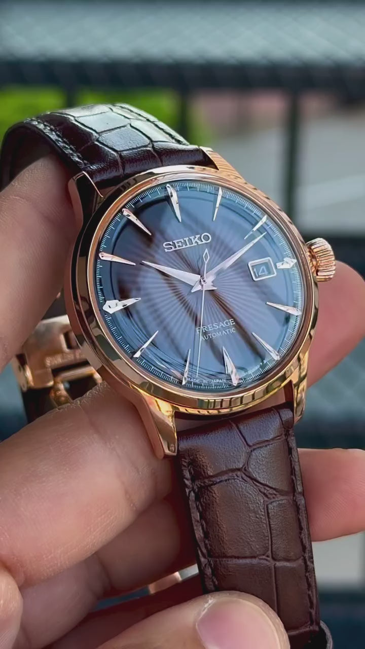 SEIKO PRESAGE AUTOMATIC BROWN DIAL ANALOG WATCH