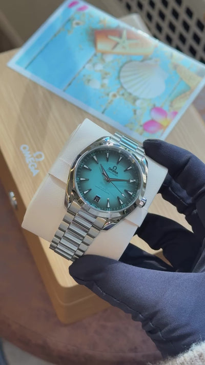 OMEGA Seamaster Aqua Terra 150M 41mm – Turquoise Dial, Stainless Steel Bracelet